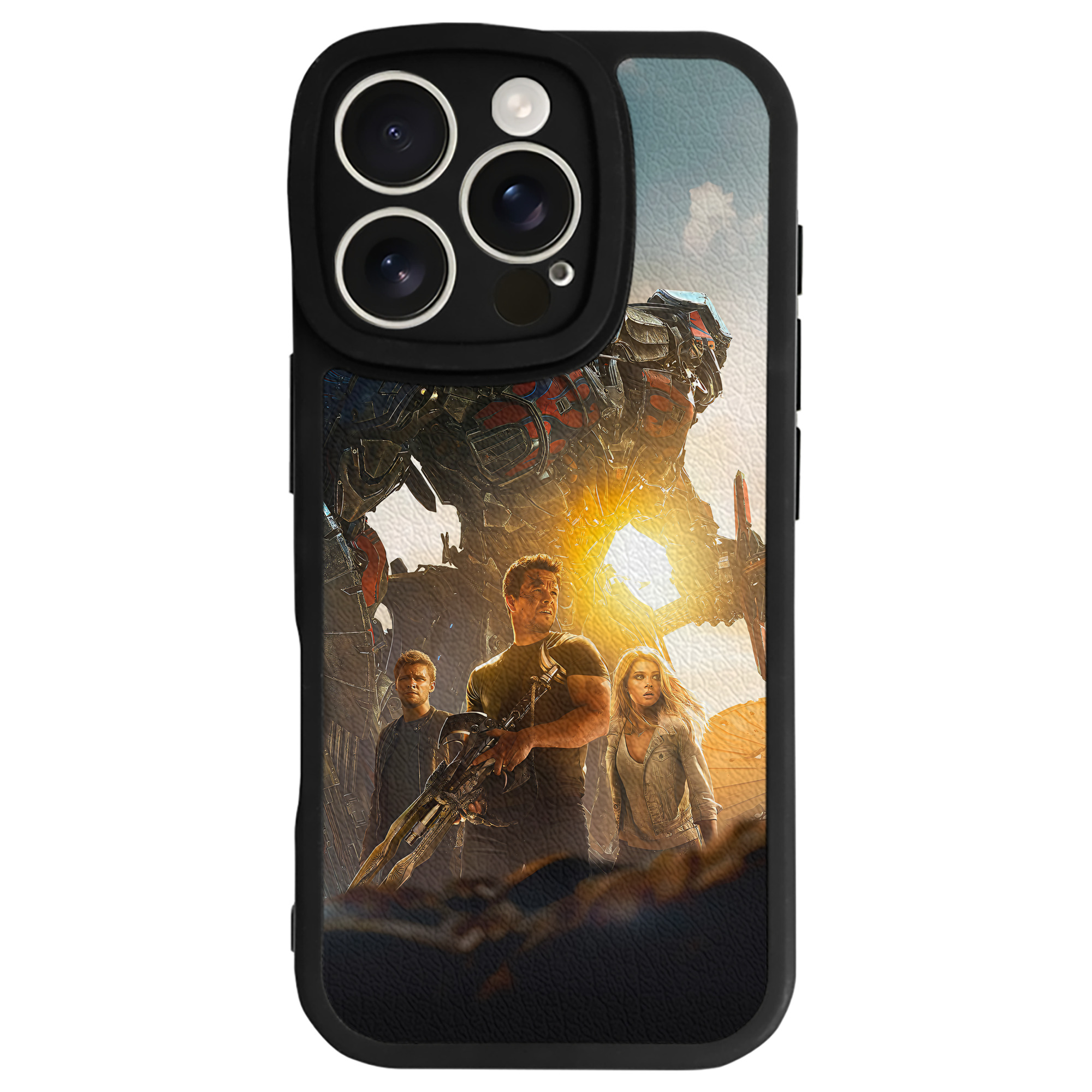 （画像用） Transformers トランスフォーマー 【iPhone 16シリーズ対応】シリコンスマホケース（レザー調） 材質：シリコン